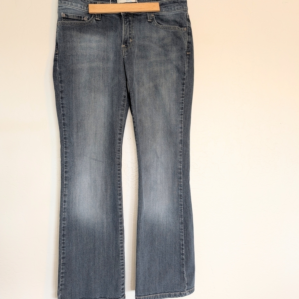 Levi's Red Tab 545 Low Boot Cut Denim Jeans Black Lbl Vintage Style Y2K Western